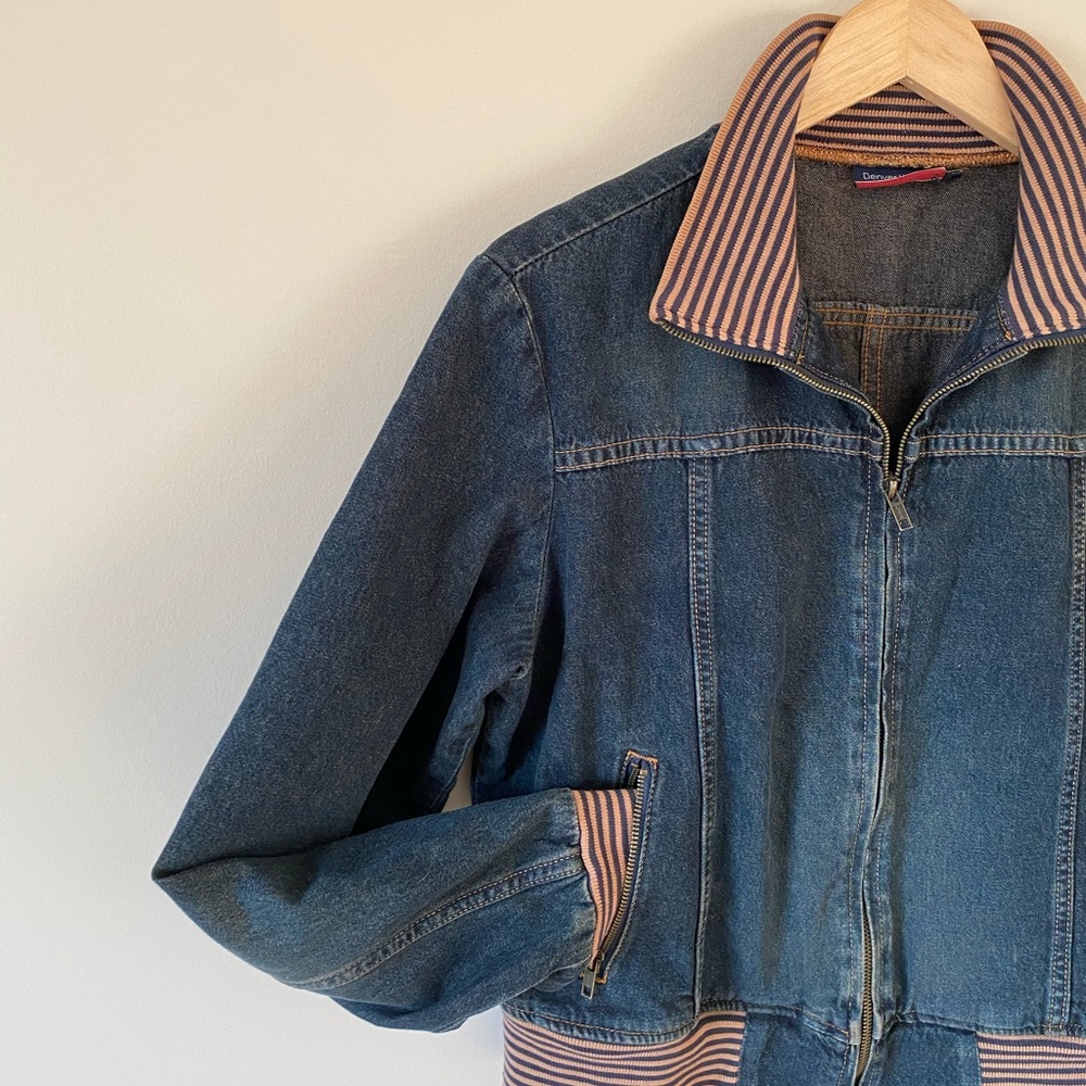 ❤️3/30❤️Zip-up Denim Jacket - Picture 8 of 8